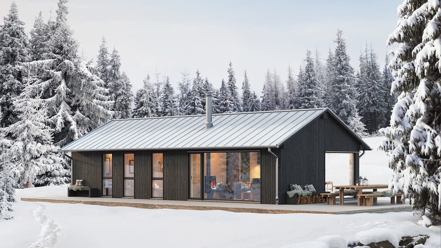 Fjällhus 75 kvm